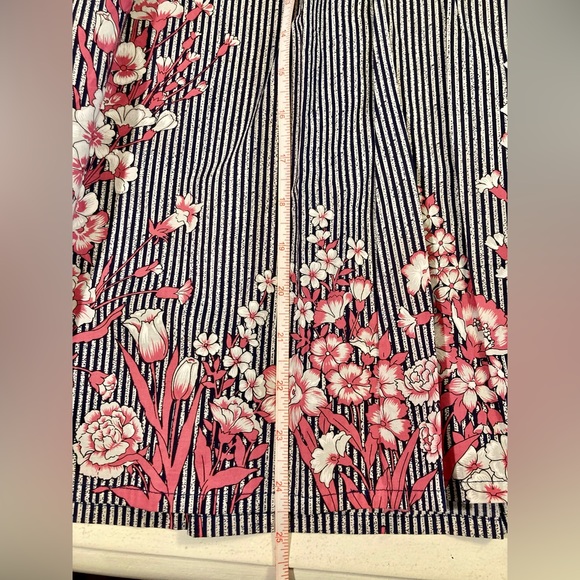 NEW ModCloth Ruby Belle Skirt Navy Pink Floral Woman’s 18 Plus Size - Picture 12 of 12
